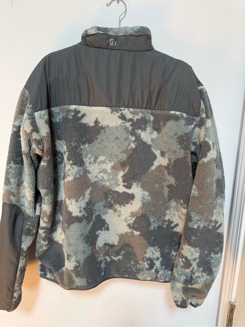 Camo Sherpa-Trim Jacket, Find your happy place
